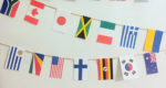 paper flags for Olympics