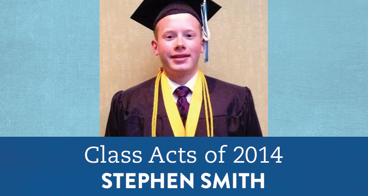 Stephen is a musician, athlete, published writer, and Valedictorian. Online education gave him the flexibility to do it all.