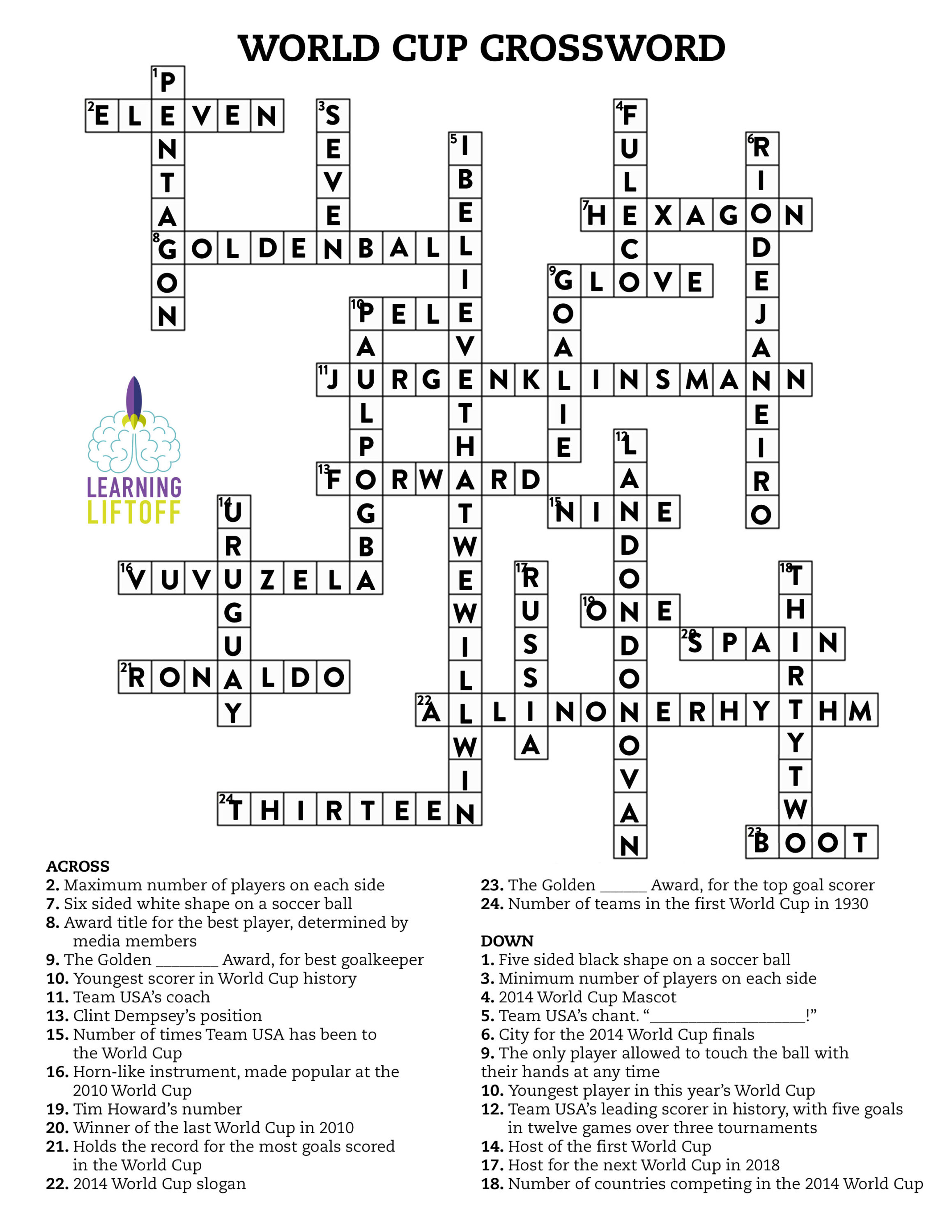 WorldCup_Crossword_Answers  Learning Liftoff