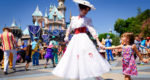 Child and Mary Poppins at Disneyland