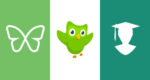 Freedom logo, Duolingo logo, and My Study Life logo