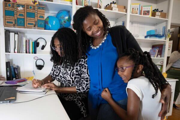 Learning Coach with 2 students